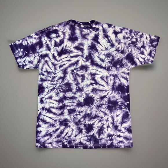 40's & SHORTIES PURPLE DRANK SODA TIE-DYE MENS STREETWEAR SHIRT LARGE - Picture 2 of 6